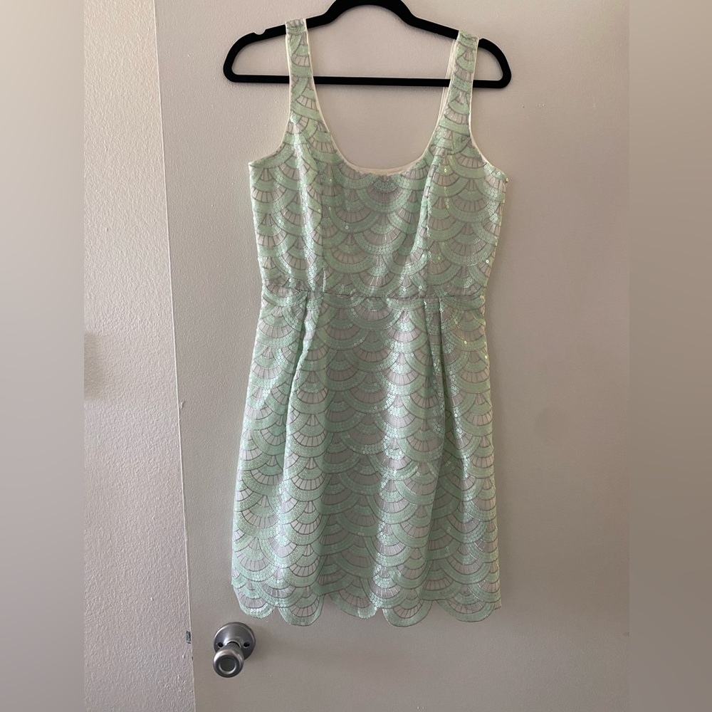 Beautiful sparkly Bebe dress.